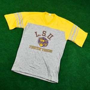 COPY - Vintage LSU Tiger T-Shirt Size M/L Logo 7 70s 80s